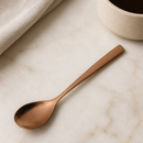 Copper Coffee Spoons Set of 12 - Modern Stainless Steel Cutlery