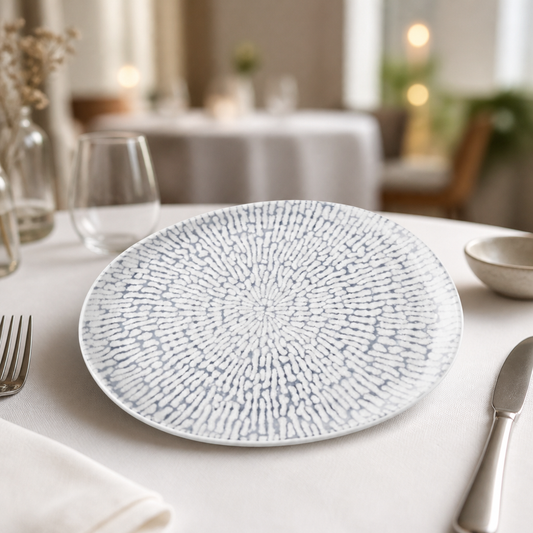 Commercial Oblong Plates 260x200mm Ceramic 6 Pack