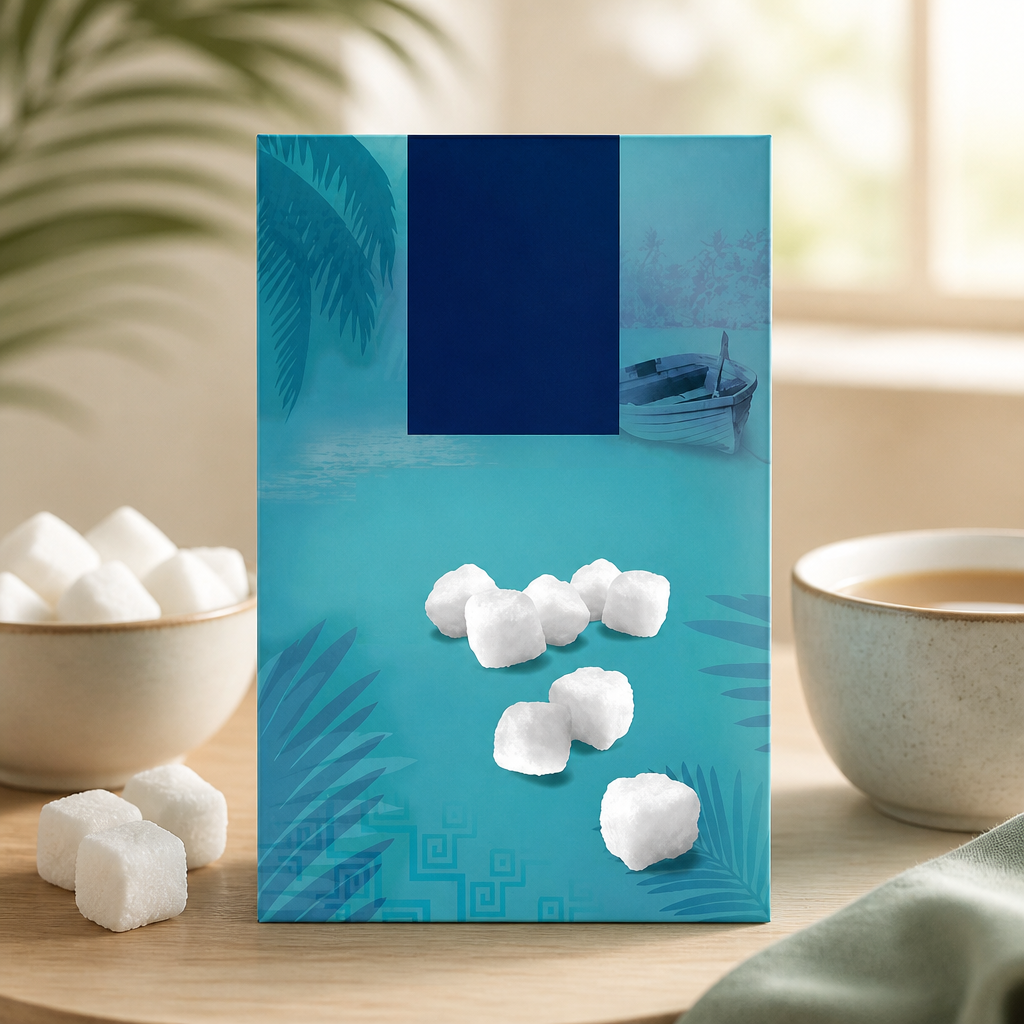 1kg Commercial Rough Cut Sugar Cubes for Beverages