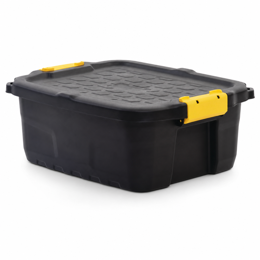 24L Heavy Duty Plastic Storage Boxes – Pack of 2
