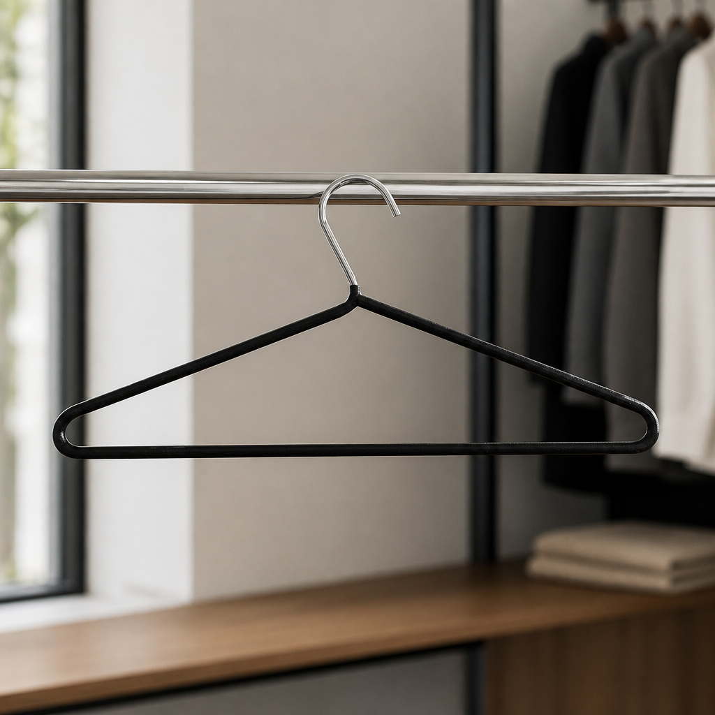 Commercial Heavy Duty Chrome Hangers 25 Pack Anti-Slip