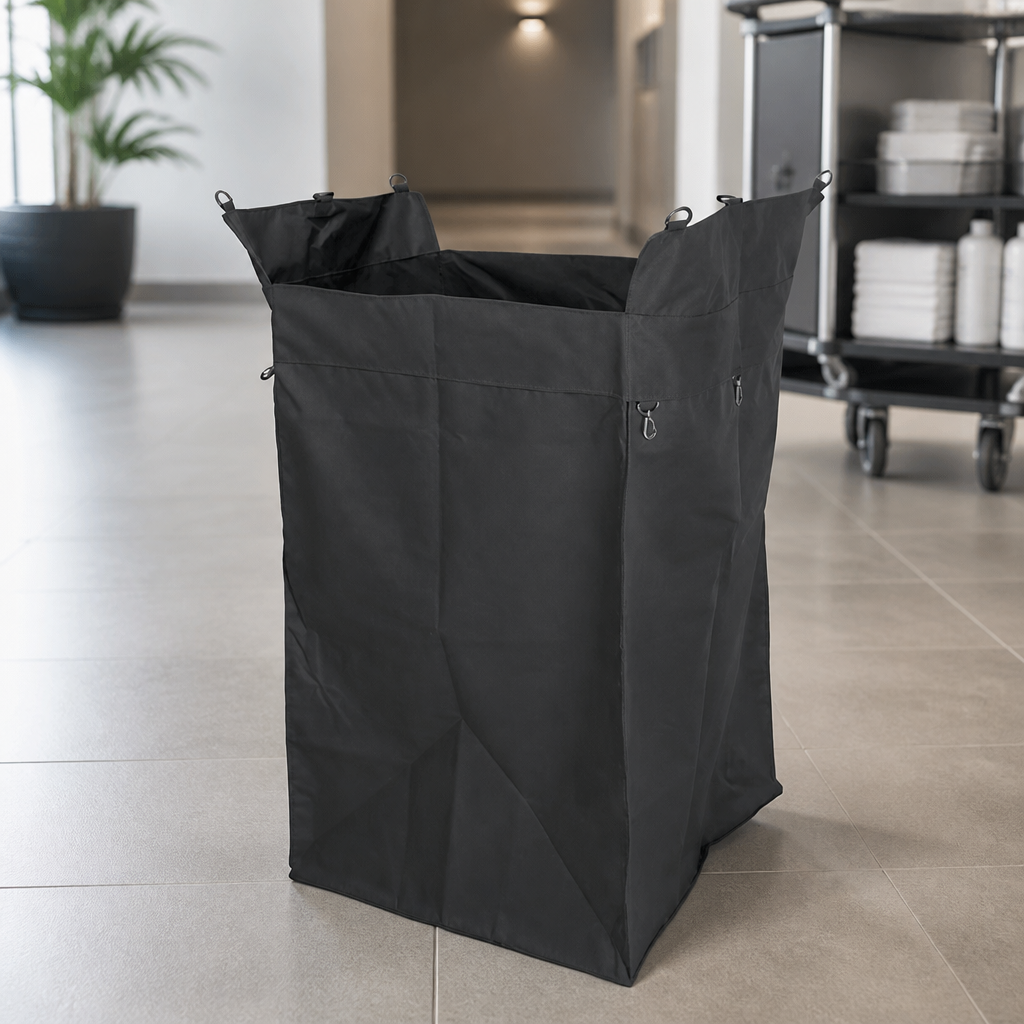 220L Commercial Linen Bag for Foldable Trolley Black