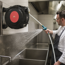 Wall Mounted Commercial Wash Down Hose Reel 15m Length