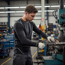 Premium Long Sleeve Base Layer Top - 100% Polyester with Antimicrobial Qualities and SPF50+ UV Protection