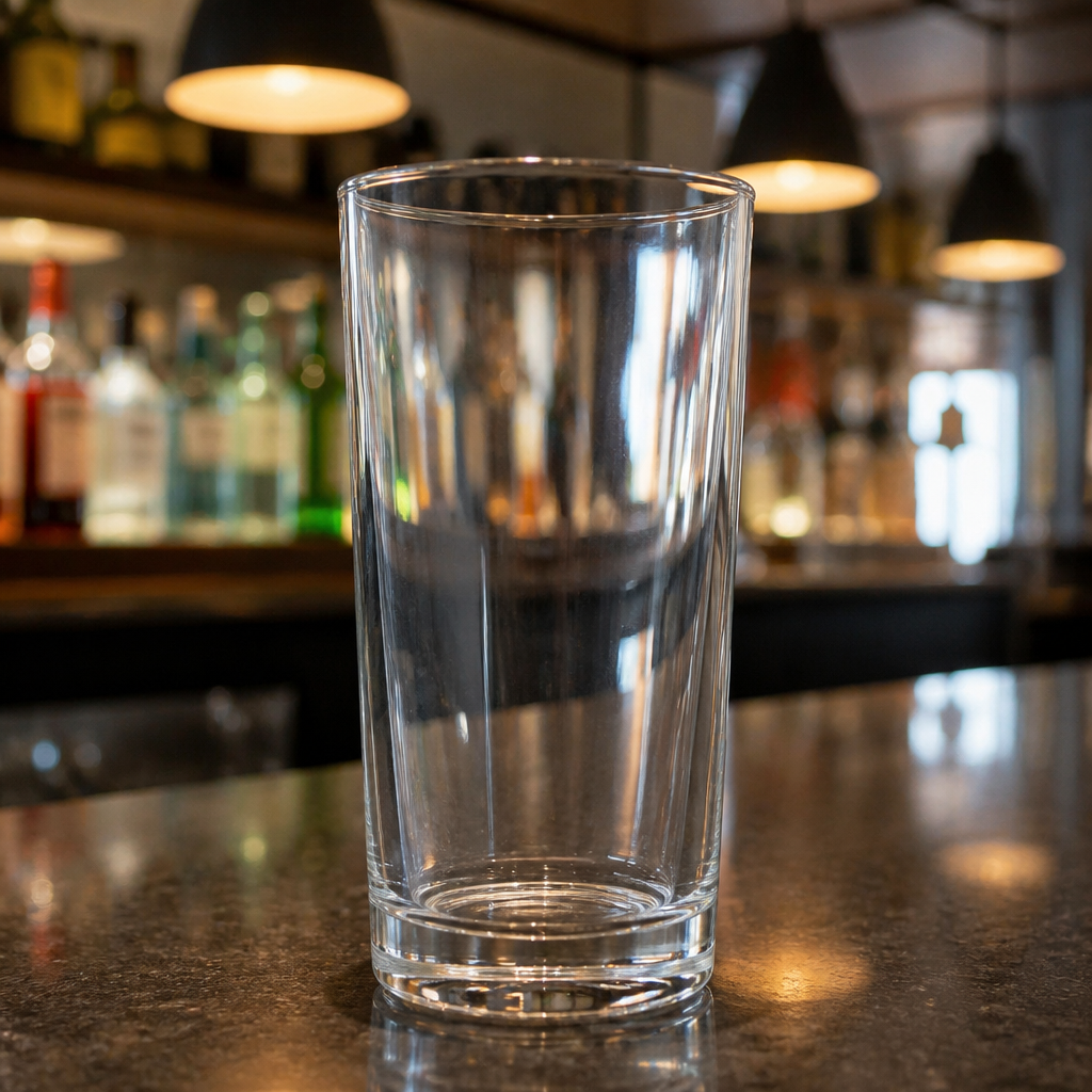 Commercial Nucleated Hi Ball Glasses 280ml Clear 48 Pack