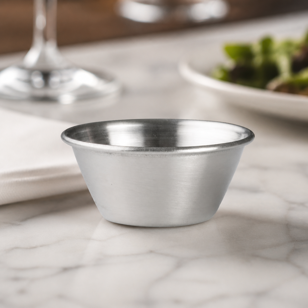 Commercial Stainless Steel Ramekins 50ml for Tapas Serving