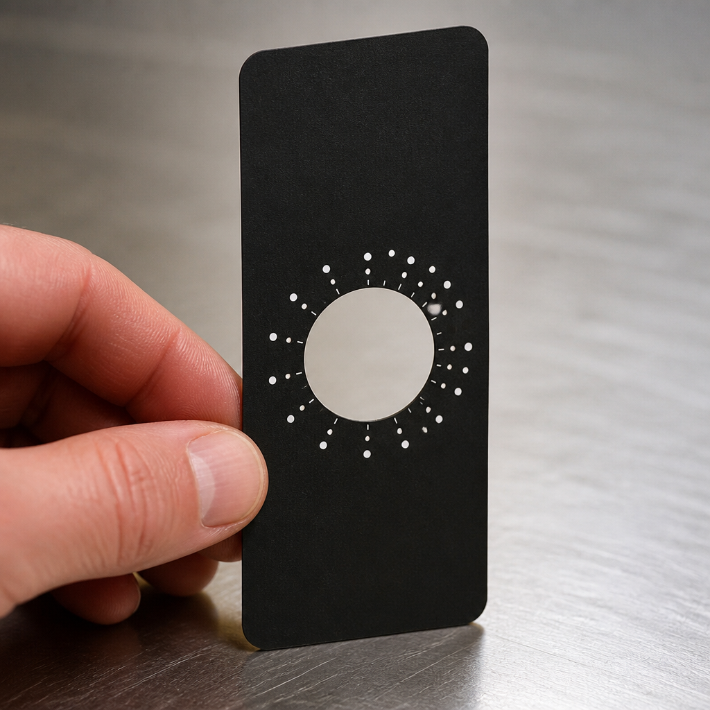 Commercial Microwave Membrane Sticker 192mm x 76mm Polycarbonate