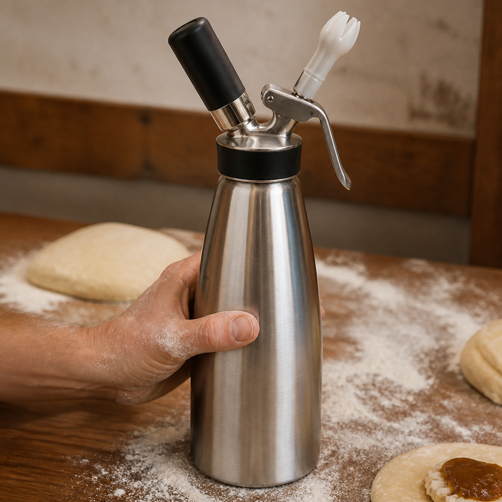 1L Stainless Steel Commercial Whipped Cream Dispenser