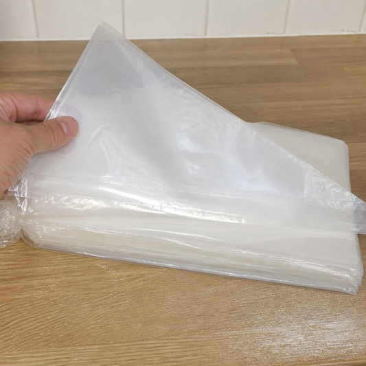 Commercial Disposable Piping Bags Roll of 100 Clear 530mm