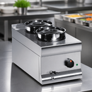 9Ltr Commercial Bain Marie with Two 4.5Ltr Pots