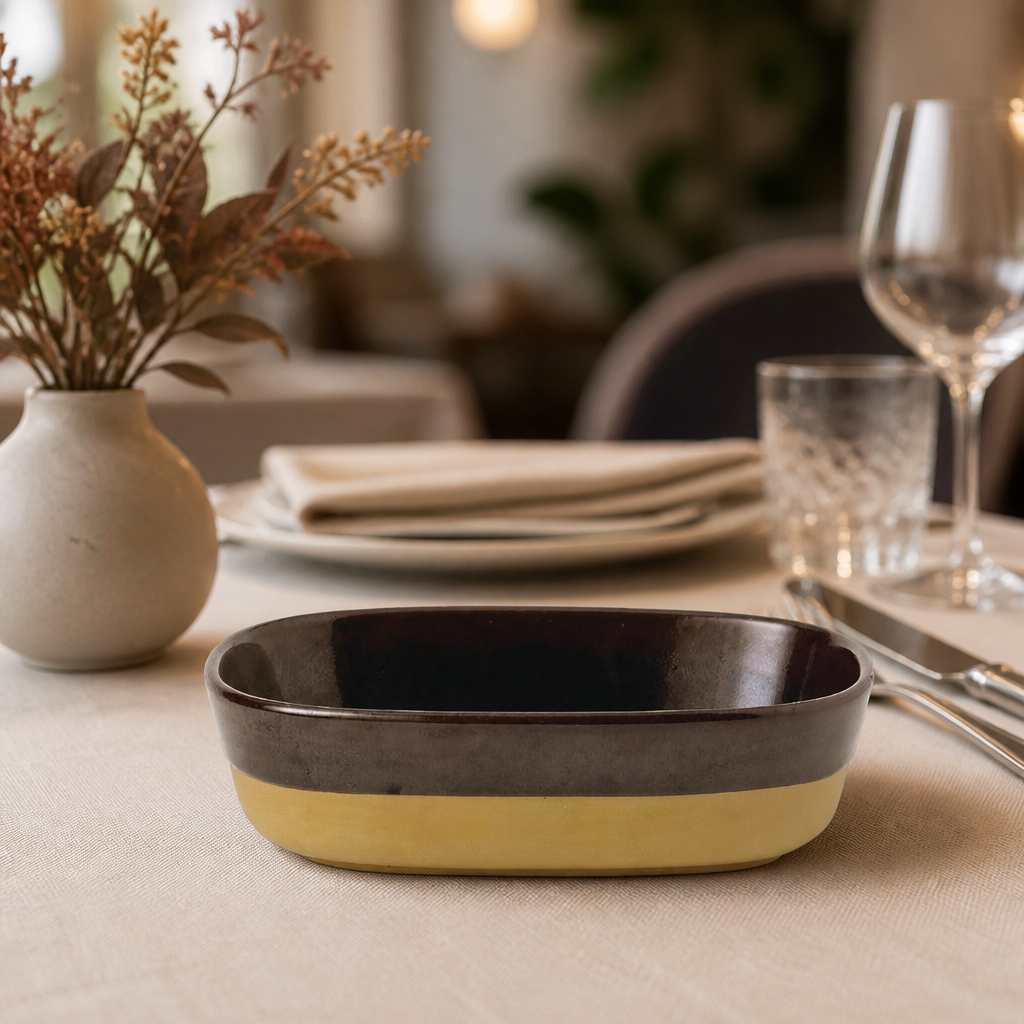 Commercial Emerge Cinnamon Brown Dishes 170x120mm 6 Pack