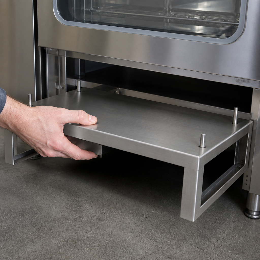 Commercial Oven Spacer Unit 272mm High Stainless Steel
