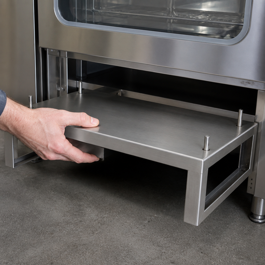 Commercial Oven Spacer Unit 272mm High Stainless Steel