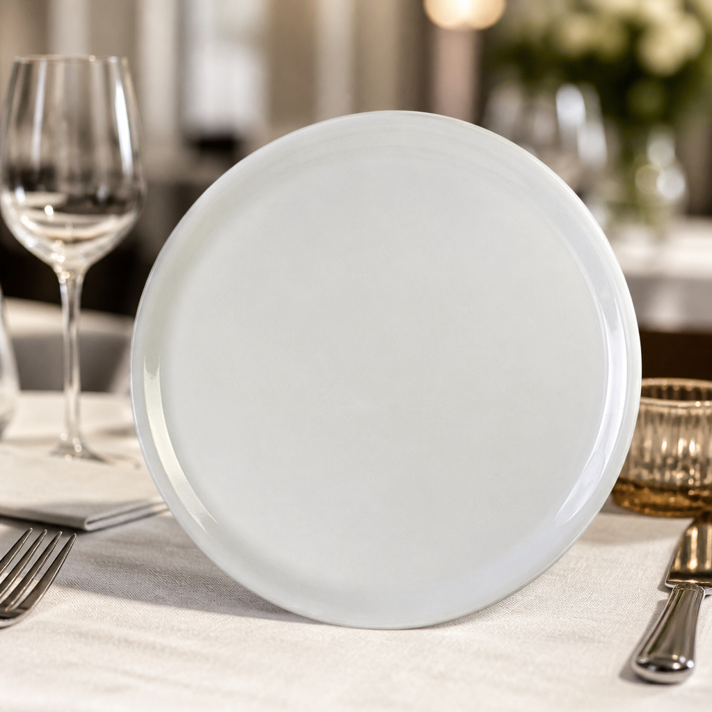 Commercial Pizza Plates 310mm Durable Ceramic 6 Pack