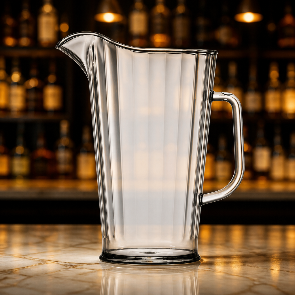 Commercial Polycarbonate Jug 2.3Ltr Durable Pitcher 4 Pack