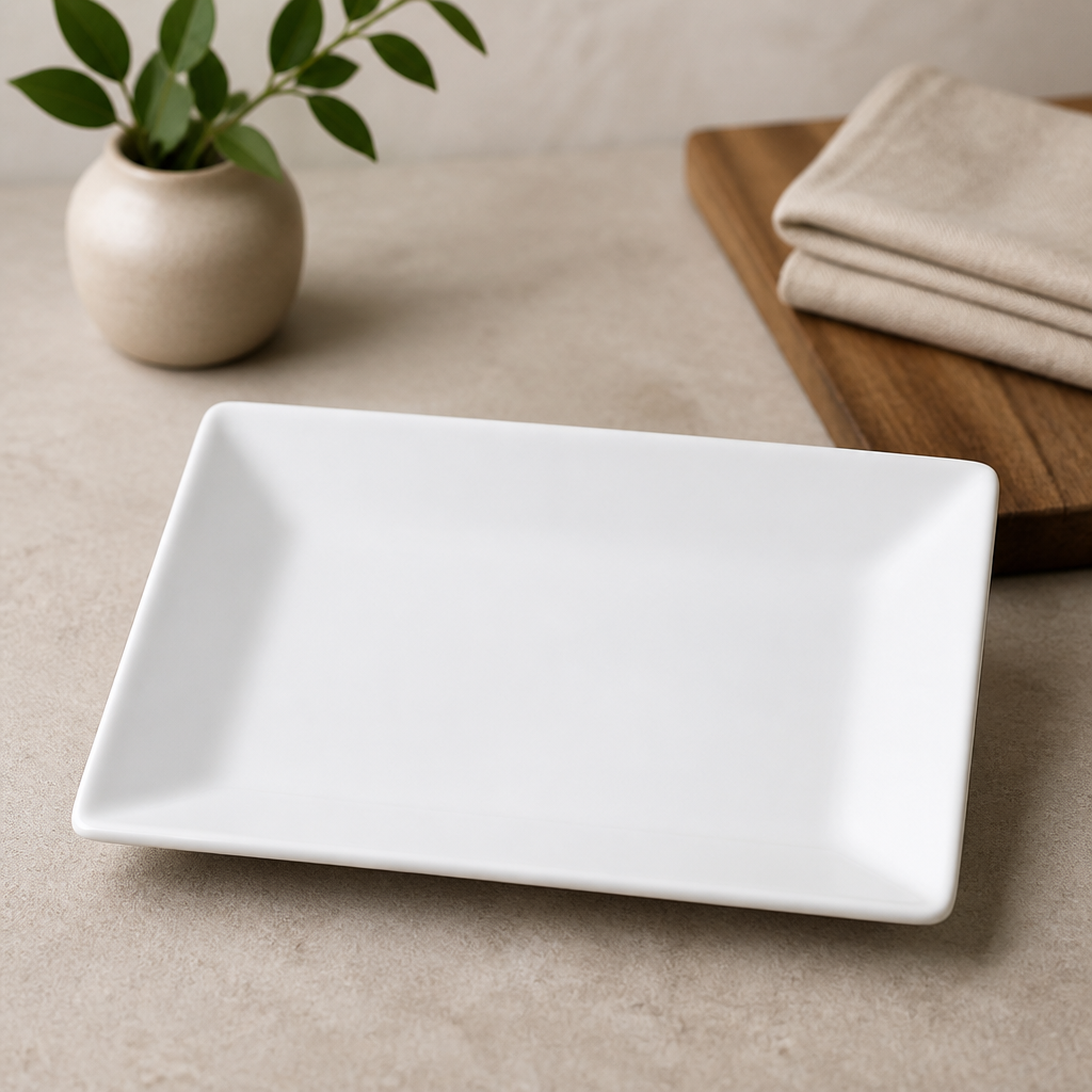 Commercial Rectangular Serving Platters 200x130mm 6 Pack