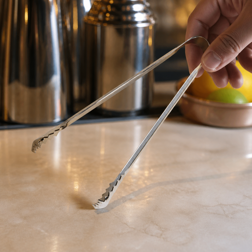 7 inch stainless steel ice tongs for ice service