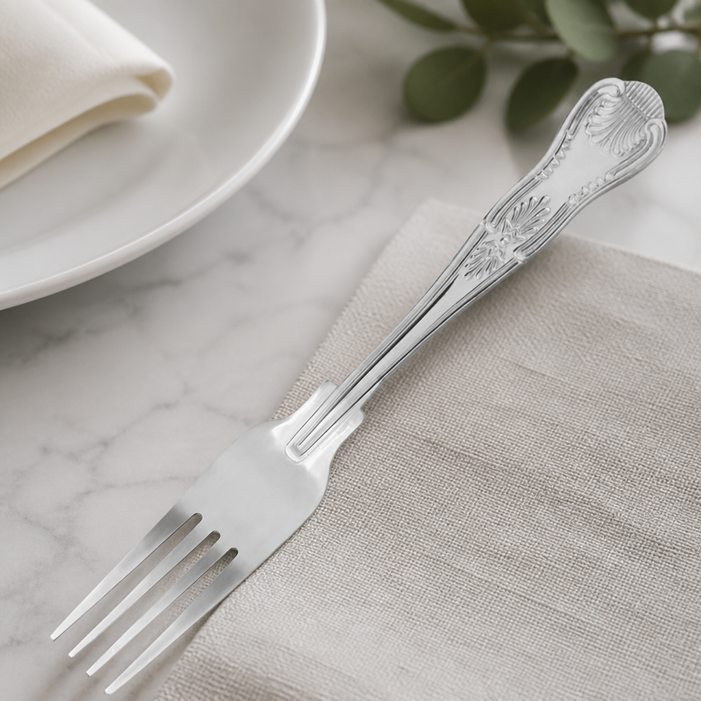 Commercial Kings Dessert Forks 12 Pack 180mm Stainless Steel