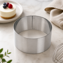 Commercial Stainless Steel Mousse Ring 120mm Ø Plating Mould