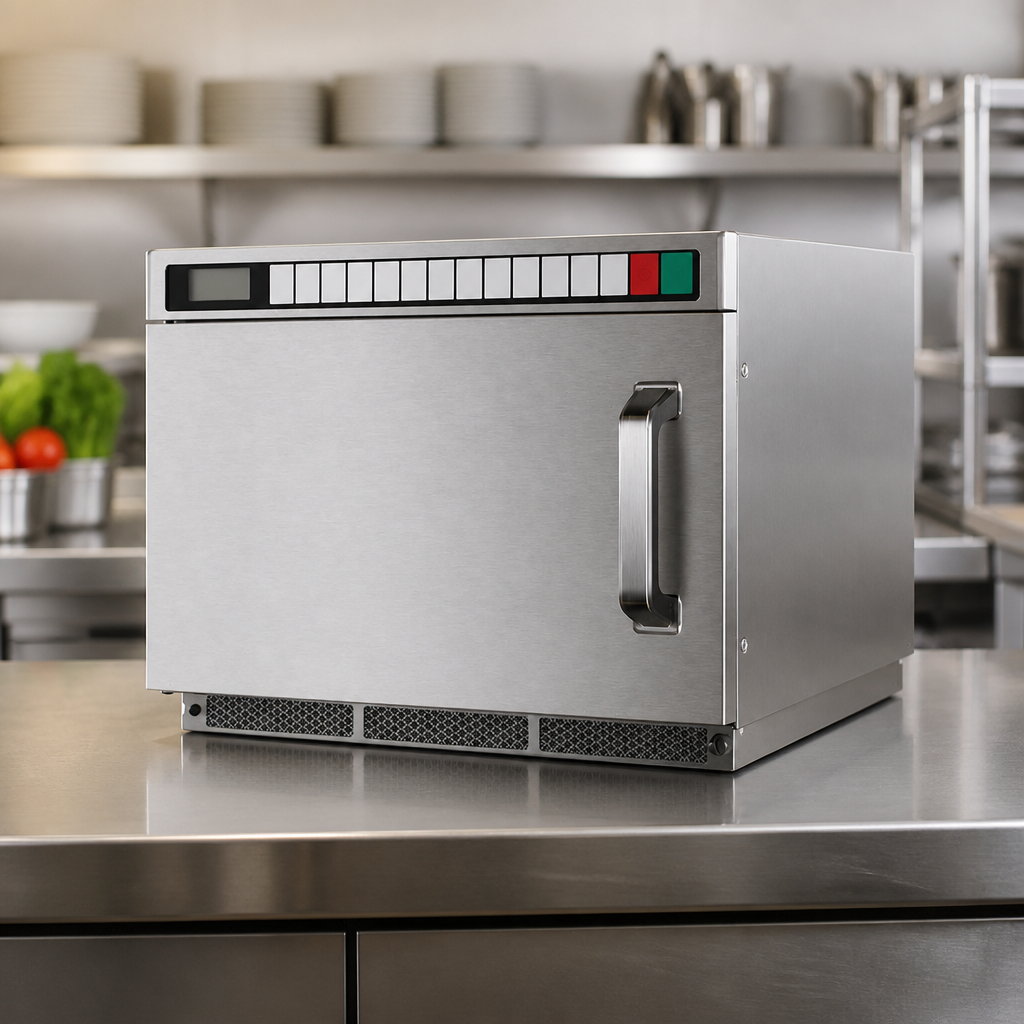 Commercial Inverter Microwave 1800W Stainless Steel 13A