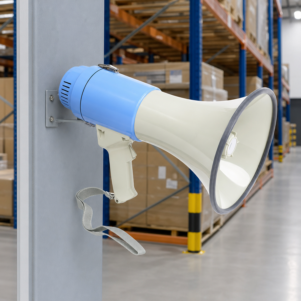 25W Battery Operated Megaphone With Siren