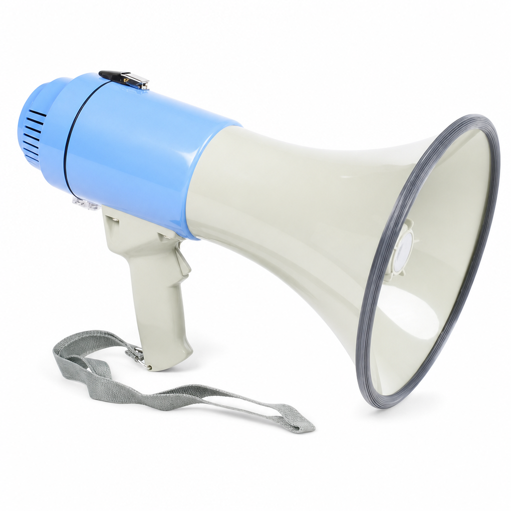 25W Battery Operated Megaphone With Siren