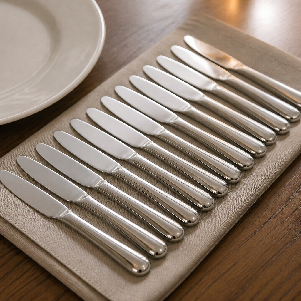 Commercial Dessert Knife Set 12 Pack 18/10 Stainless Steel