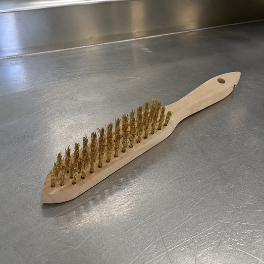 Commercial Brass Wire Cleaning Brush 285mm for Ovens Grills