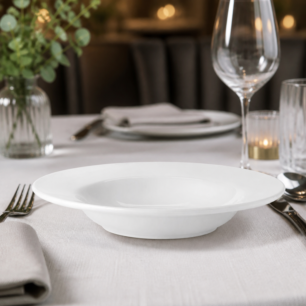 Commercial Soup Bowls 225mm 310ml Porcelain 24 Pack