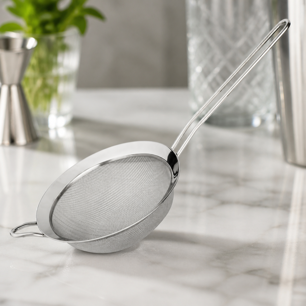 18cm Commercial Stainless Steel Sieve for Everyday Use