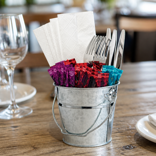 Mini Chip Bucket 235ml Galvanised Steel Commercial Chip Basket