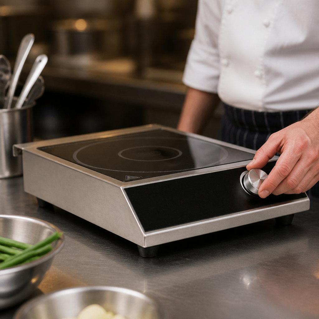 3kW Commercial Induction Hob with 26 Power Settings