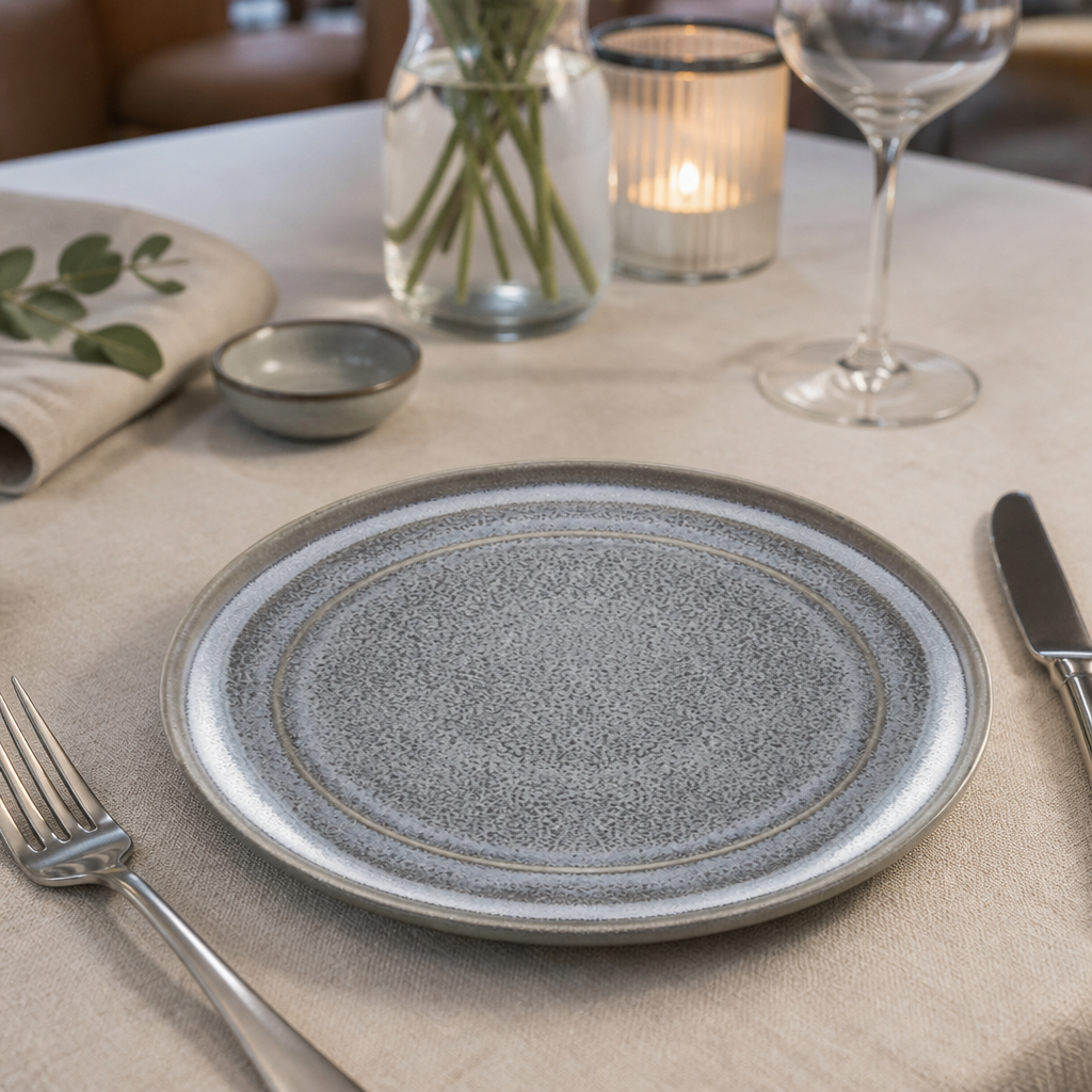 Commercial Starter Plates Charcoal Dusk 180mm 6 Pack