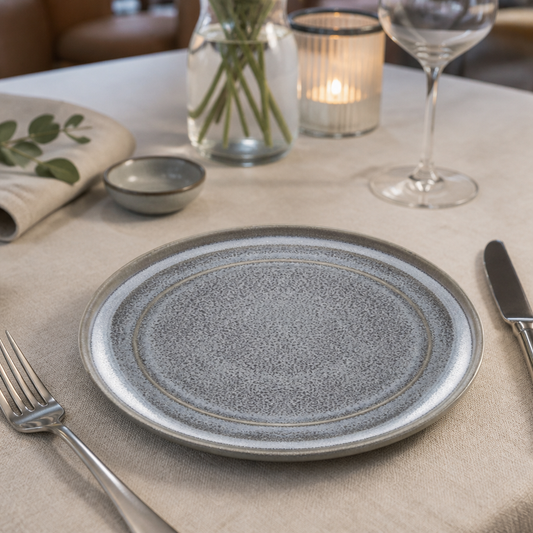 Commercial Starter Plates Charcoal Dusk 180mm 6 Pack