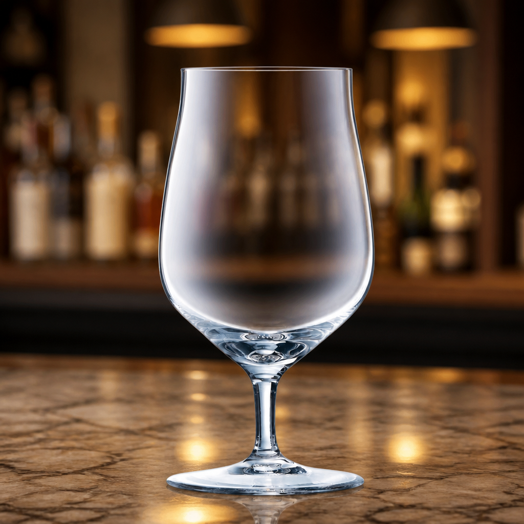 Commercial stemmed beer glasses 370ml pack of 24