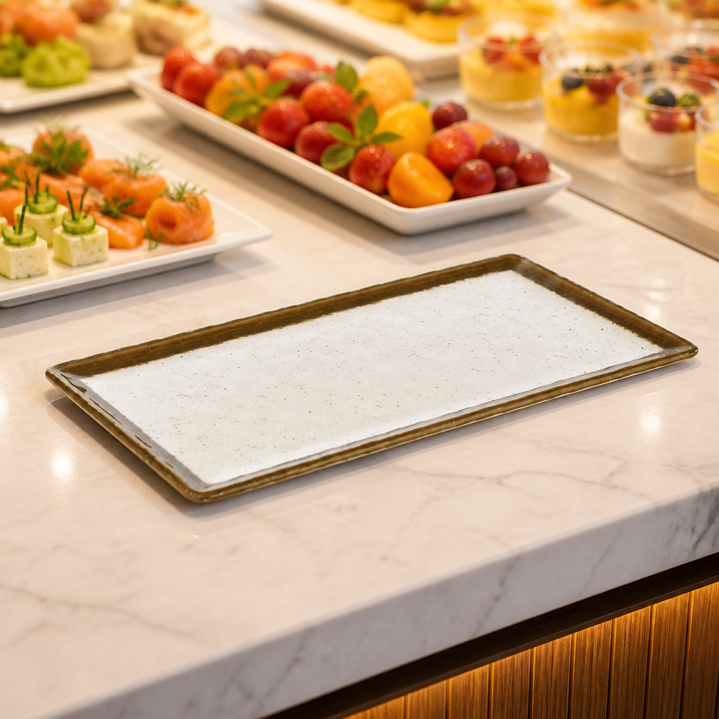 Gastronorm 1/3 Flat Plate for catering buffets