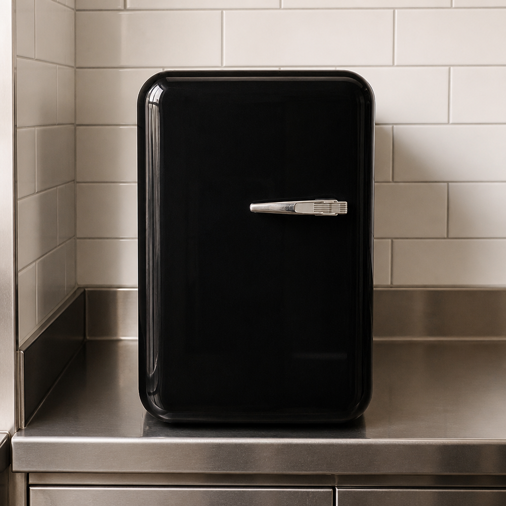 34Ltr Under Counter Commercial Bar Fridge in black finish