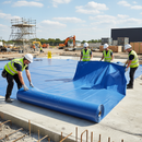 Premium Heavy Duty Blue Polythene Roll 1000G (250 MU) - 4M x 25M for Versatile Applications