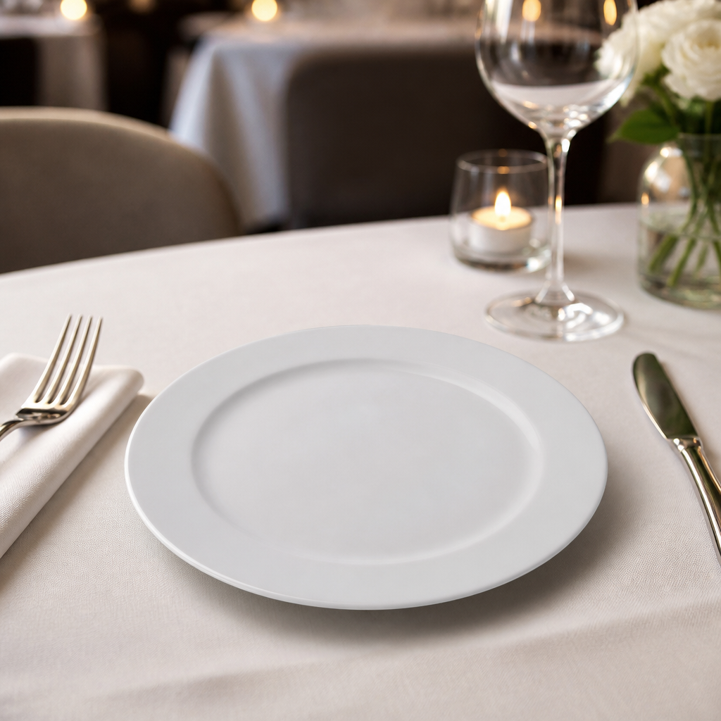 Commercial Profile Plates 165mm Porcelain 12 Pack