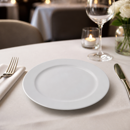 Commercial Profile Plates 165mm Porcelain 12 Pack
