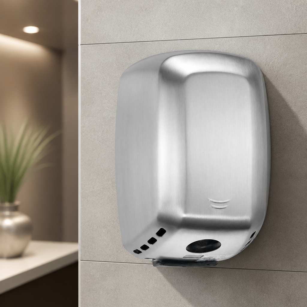 Commercial Hand Dryer with HEPA Filter Stainless Steel 330mm