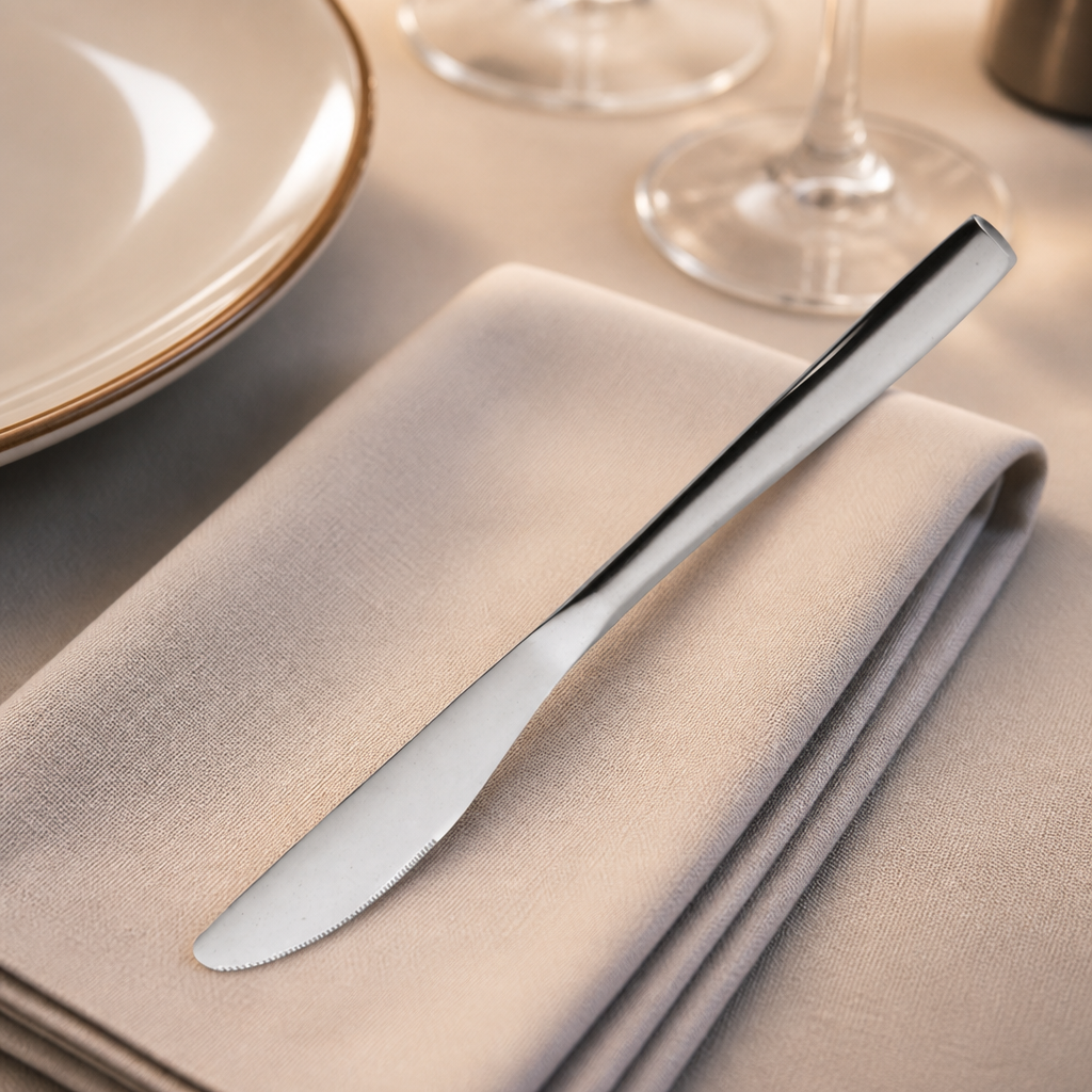 Commercial Table Knives 12 Pack Stainless Steel Dishwasher Safe