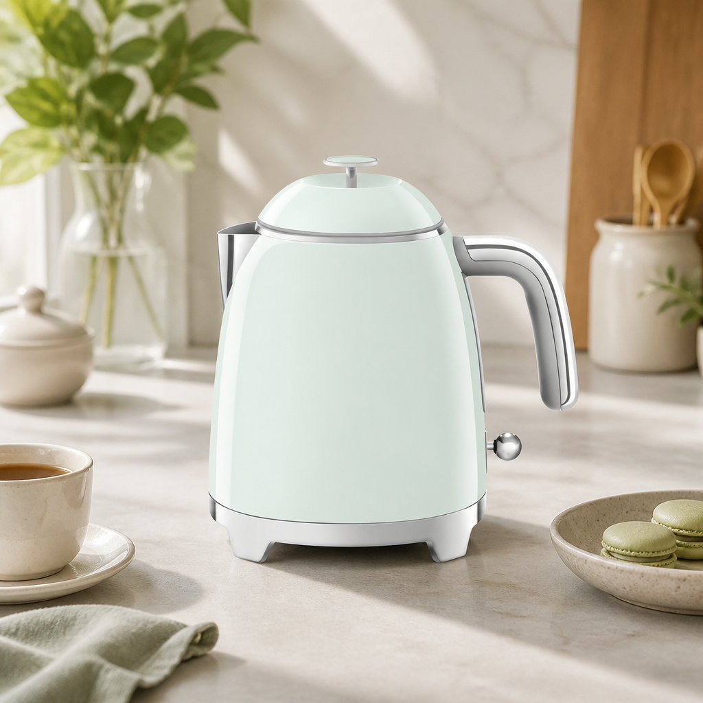 800ml Commercial Mini Kettle Pastel Green Efficient