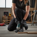Premium Heavy Duty Ladies Combat Trousers with Internal Kneepad Pocket and Comfortable Waistband in Sizes 6-24