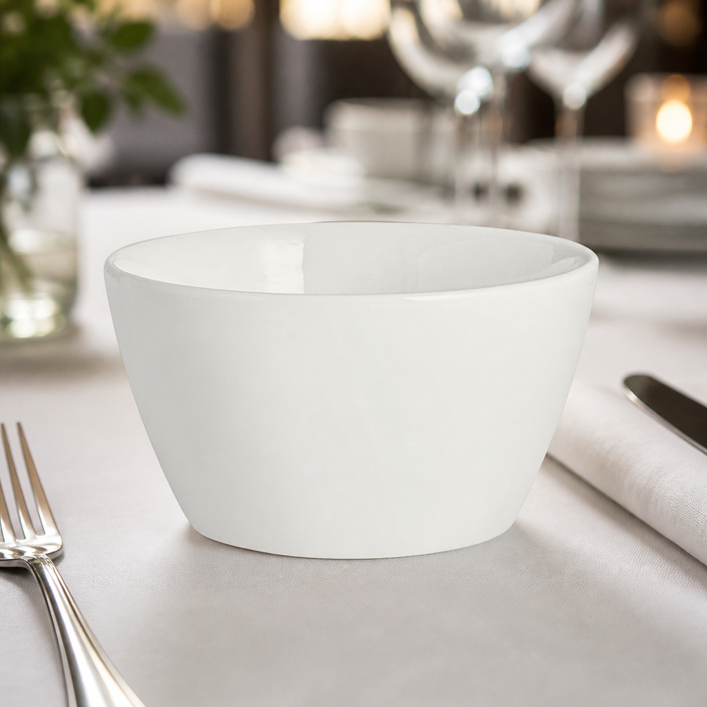 Commercial Low Bowls 100mm Fine China 12 Pack