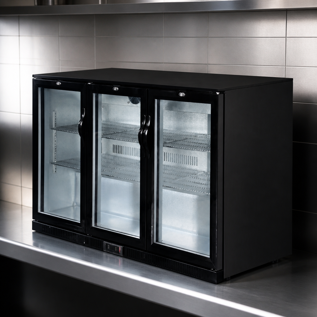Commercial Back Bar Cooler 330Ltr for beer storage