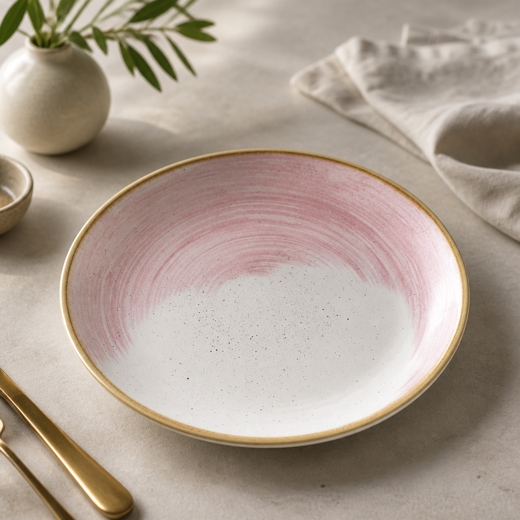 Commercial Coupe Plates Petal Pink 288mm 12 Pack
