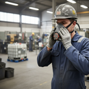 Premium Protective Face Mask with A2P3 Filters and Low Breathing Resistance for Construction Dust Protection