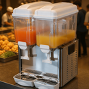 Commercial Twin Tank Chilled Drinks Dispenser 24L Capacity