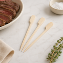 Biodegradable Bamboo Steak Markers 100 Pack Commercial Use